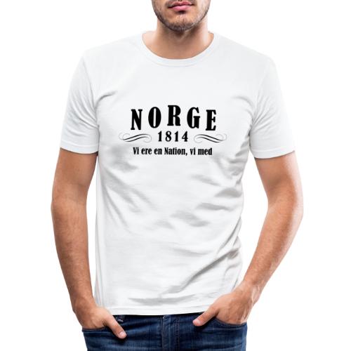 Norge 1814 - Slim Fit T-skjorte for menn