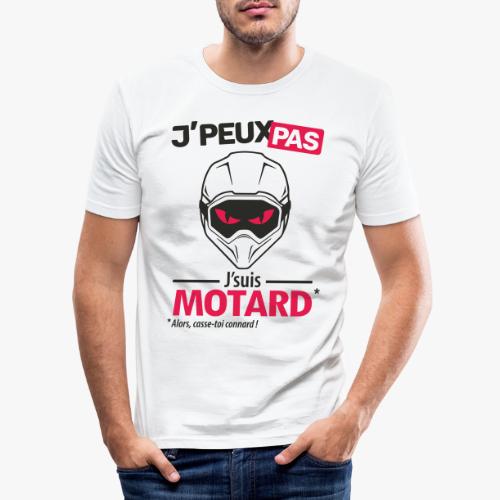 J'peux pas, j'suis motard (motocross) - T-shirt près du corps Homme