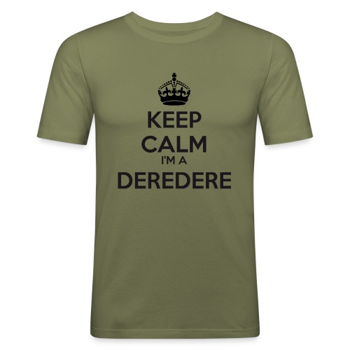 Deredere keep calm - Men's Slim Fit T-Shirt