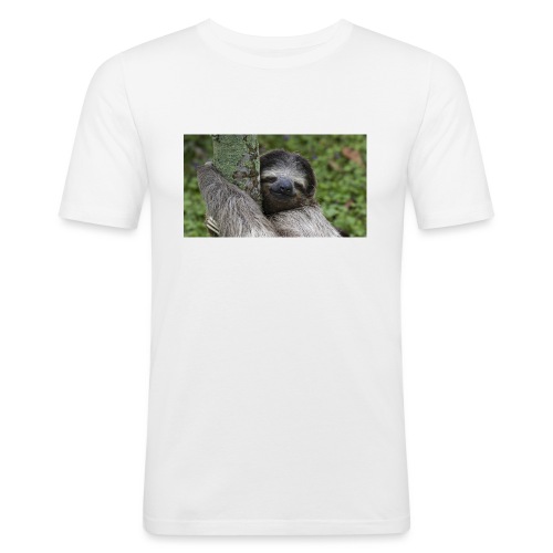 Luiaard - Mannen slim fit T-shirt