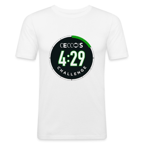 Cecco s 4 29 Challenge - Mannen slim fit T-shirt