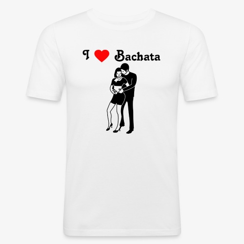 I love Bachata - Männer Slim Fit T-Shirt