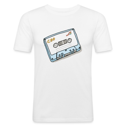 Cassette - Männer Slim Fit T-Shirt
