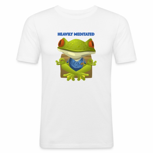 Heavily meditated - frog - T-shirt près du corps Homme