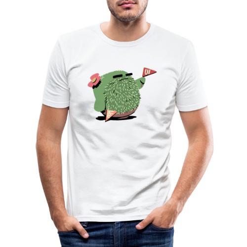 Unbeeindruckter UI-Kaktus - Männer Slim Fit T-Shirt