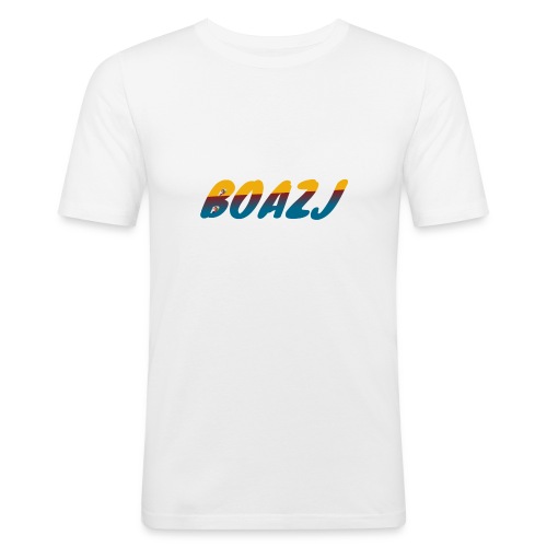 BoazJ Logo - Mannen slim fit T-shirt