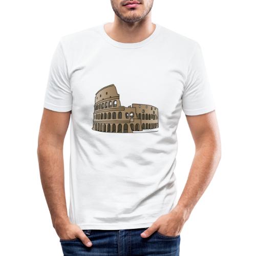Kolosseum in Rom c - Männer Slim Fit T-Shirt