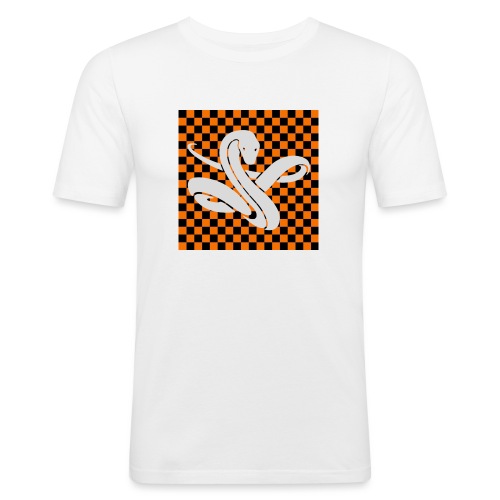 Wavy snake - Mannen slim fit T-shirt