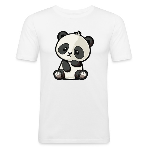 Panda - Männer Slim Fit T-Shirt