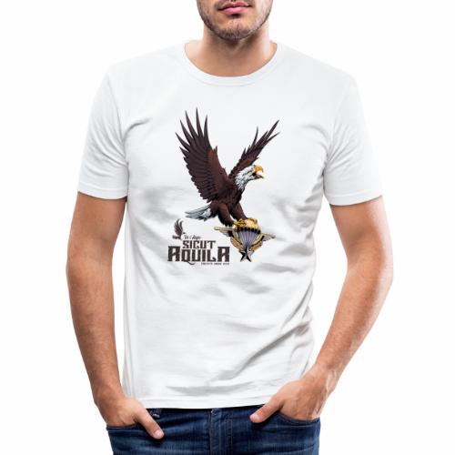 T-shirt armée de l'air Sicut Aquila - T-shirt près du corps Homme