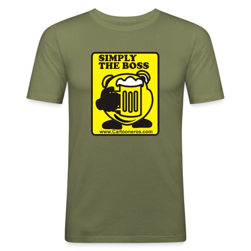 Simply the Boss - Men's Slim Fit T-Shirt