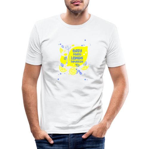 EASY PEASY LEMON SQUEEZY No2 - Männer Slim Fit T-Shirt