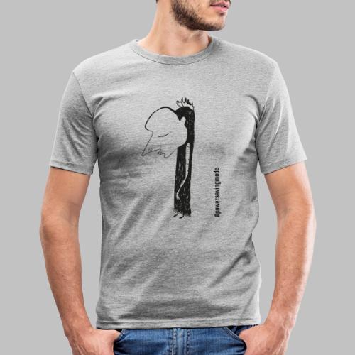 #powersavingmode - Männer Slim Fit T-Shirt