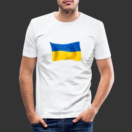 Flaga Ukrainy Flaga narodowa - Obcisła koszulka męska