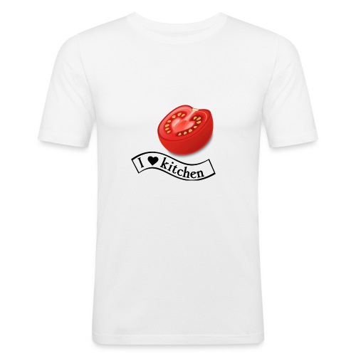 ilovekitchen-ts-1 - T-shirt près du corps Homme