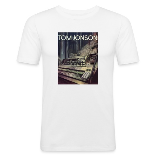 Tom Jonson Synthesizer - Männer Slim Fit T-Shirt
