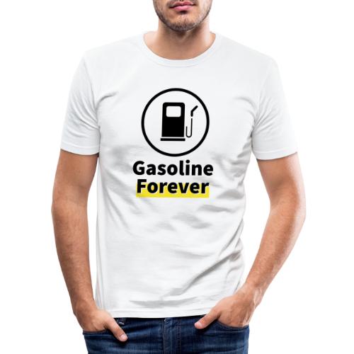 Benzyna na zawsze - Obcisła koszulka męska