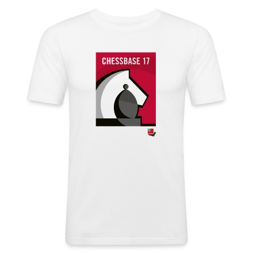 CHESSBASE 17 - Schach, Läufer, Springer - Men's Slim Fit T-Shirt