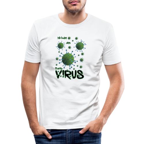 Ich habe den Dartsvirus - Männer Slim Fit T-Shirt