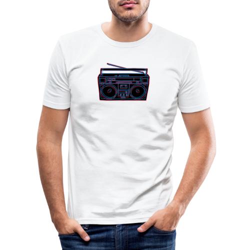 Ghettoblaster - Männer Slim Fit T-Shirt
