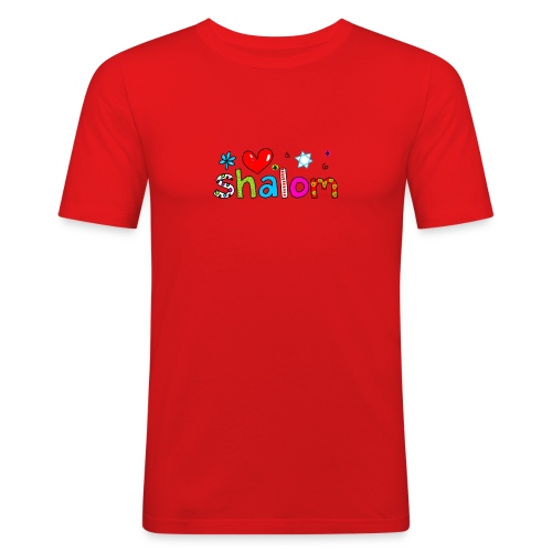 Shalom II - Männer Slim Fit T-Shirt