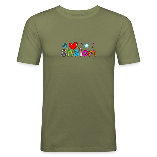 Shalom II - Männer Slim Fit T-Shirt