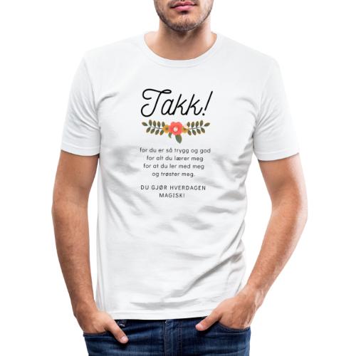 gave til barnehageansatte gave til barnehage - Slim Fit T-skjorte for menn