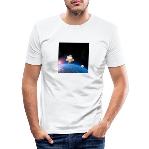 Semlor in Space - Slim Fit T-shirt herr