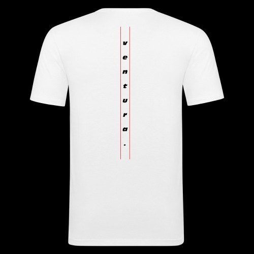 Ventura Back Logo - Mannen slim fit T-shirt