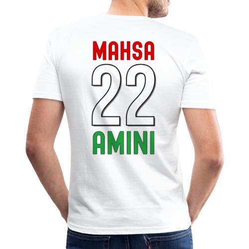 Justice for Mahsa Amini - Miesten tyköistuva t-paita