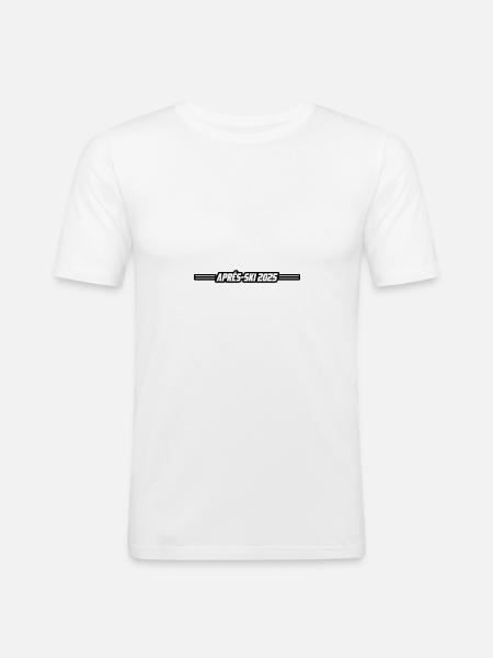 Après-ski 2025 - T-shirt près du corps Homme - blanc