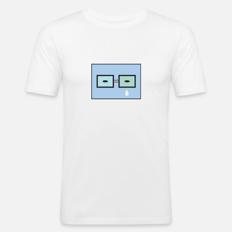 tear - Men's Slim Fit T-Shirt - white