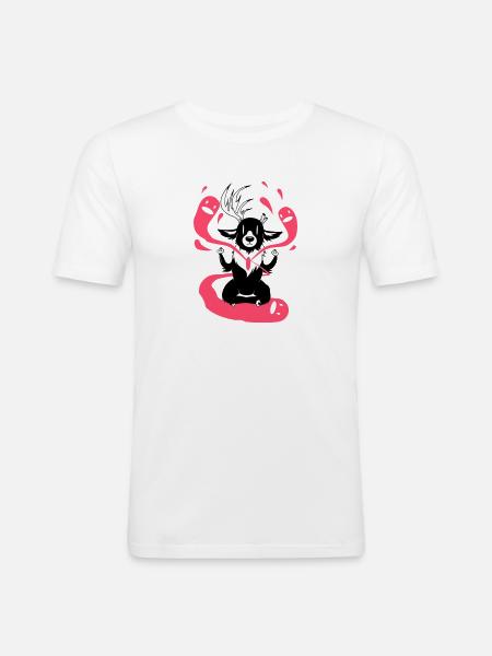 cool - Männer Slim Fit T-Shirt - Weiß