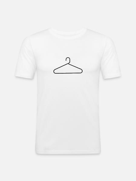 Hangers - Men's Slim Fit T-Shirt - white