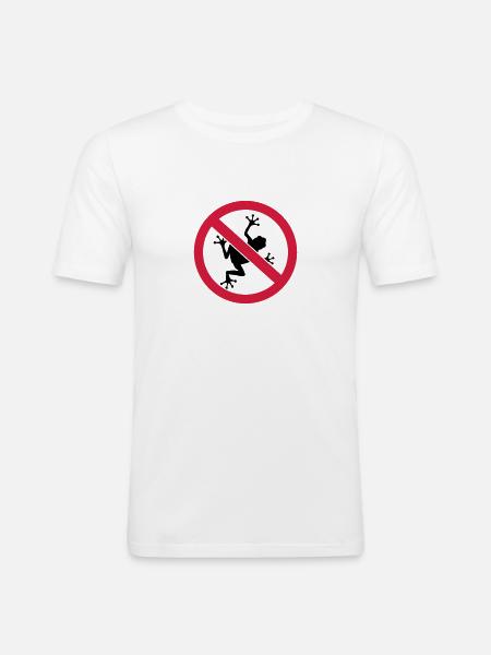 Frog - Men's Slim Fit T-Shirt - white