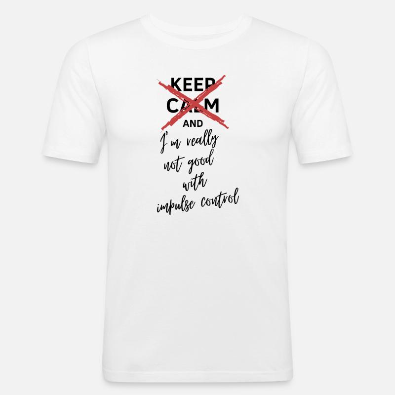 Vampire Academy Keep calm - Men's Slim Fit T-Shirt - white