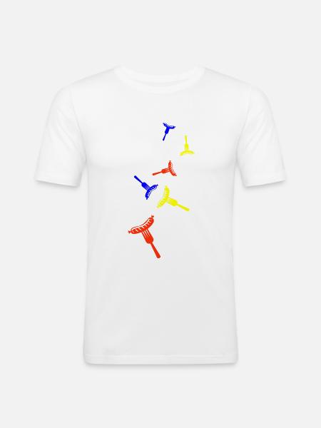 Bratwurst meat icon - Men's Slim Fit T-Shirt - white