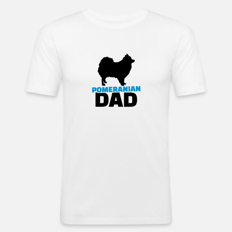 Spitz - Männer Slim Fit T-Shirt - Weiß