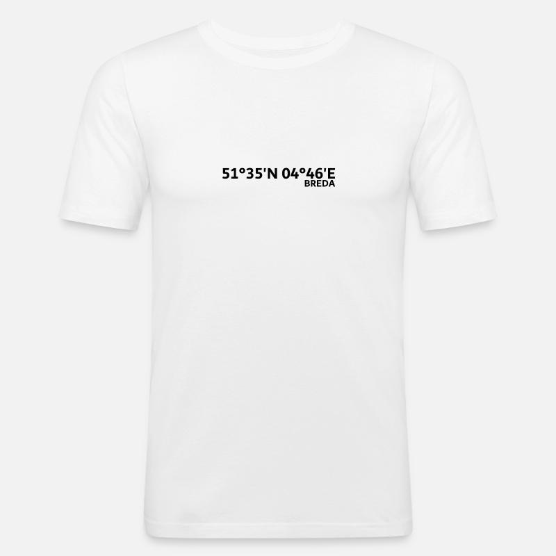 Breda Coordinates - Men's Slim Fit T-Shirt - white