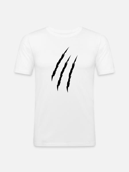 griffe - T-shirt près du corps Homme - blanc