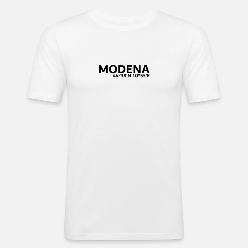 Modena coordinates - Men's Slim Fit T-Shirt - white