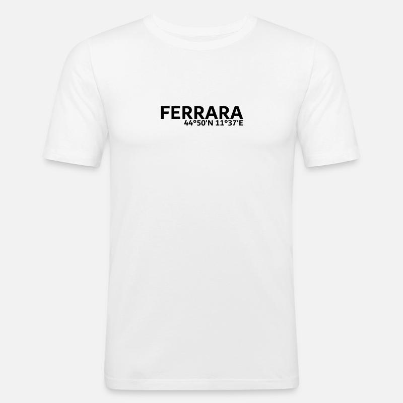 Ferrara coordinates - Men's Slim Fit T-Shirt - white