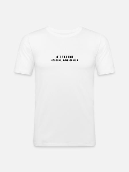 Attendorn, North Rhine-Westphalia - Men's Slim Fit T-Shirt - white