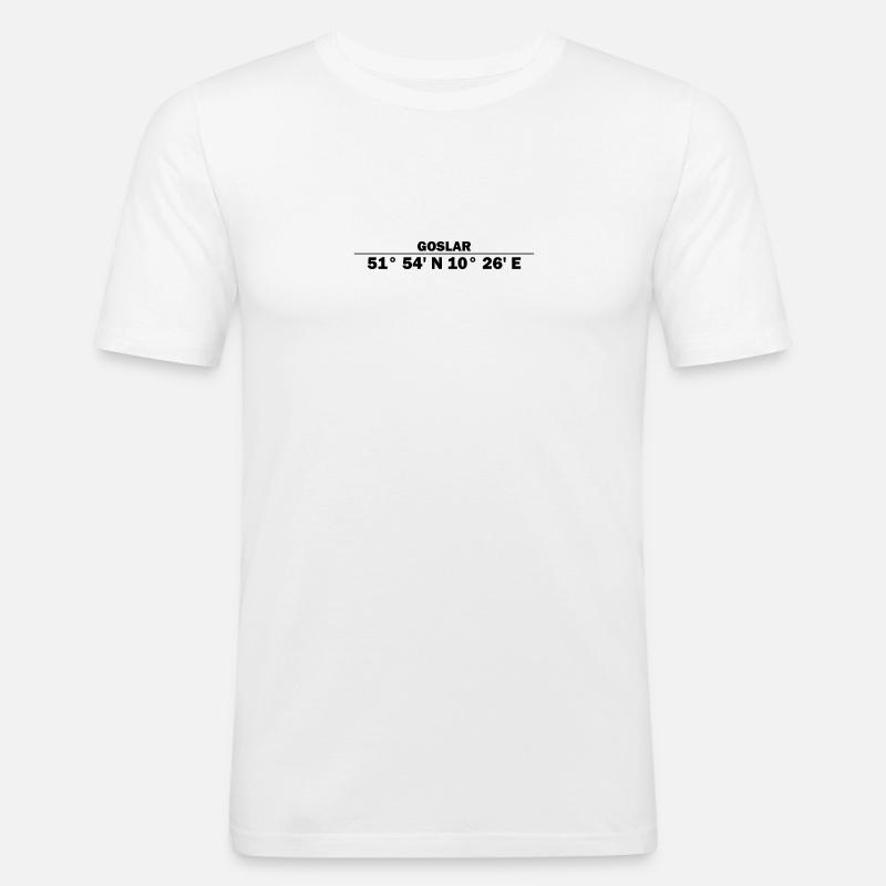Goslar coordinates - Men's Slim Fit T-Shirt - white
