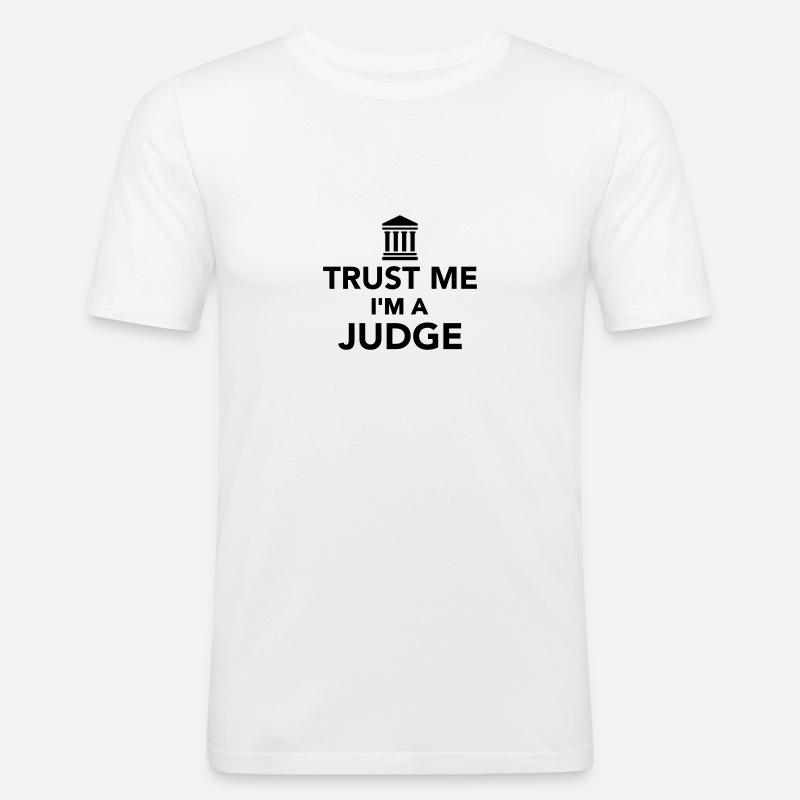 Richter - Männer Slim Fit T-Shirt - Weiß