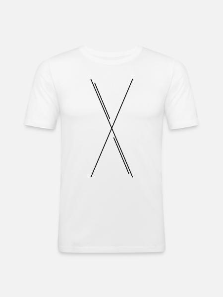 X - Men's Slim Fit T-Shirt - white