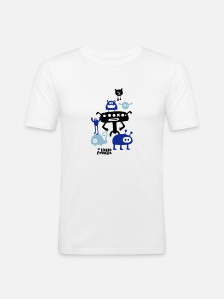 Little Freakz - Men's Slim Fit T-Shirt - white