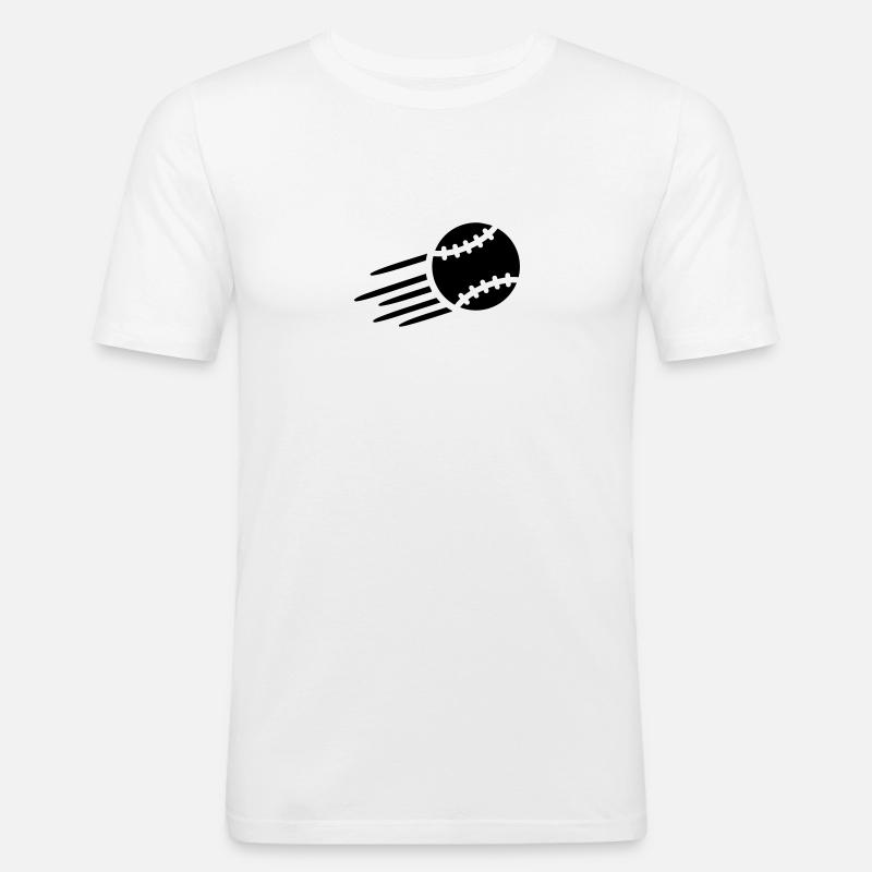 Baseball - Men's Slim Fit T-Shirt - white
