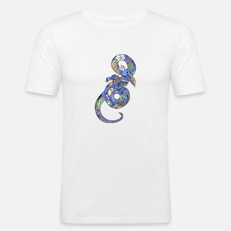 Drakanischer Frieden - Männer Slim Fit T-Shirt - Weiß