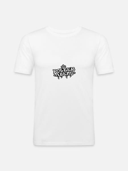 Bachelor Party Polter Wedding - Men's Slim Fit T-Shirt - white